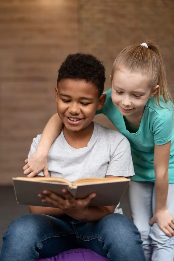 kids reading the bible at kincardine baptist church in kincardine, on